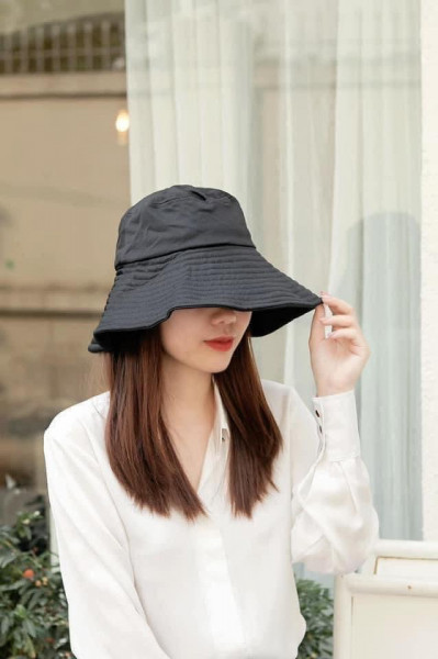 Mũ chống nắng Cool Max 99% UV CUT - UPF 50+ Nhật Bản (đen)