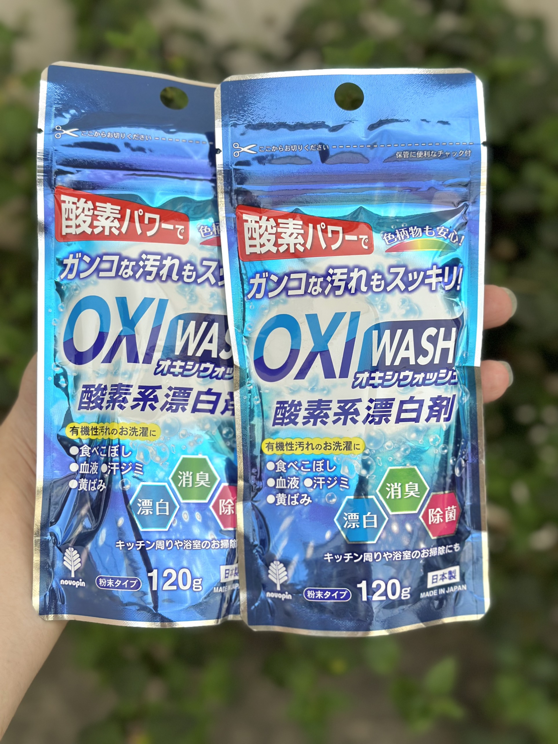 Bột tẩy rửa đa năng siêu mạnh OXI Wash (gói 120g)