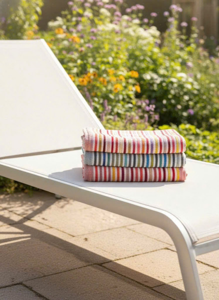 Khăn tắm thổ cẩm 100% cotton Hayashi 60x120cm