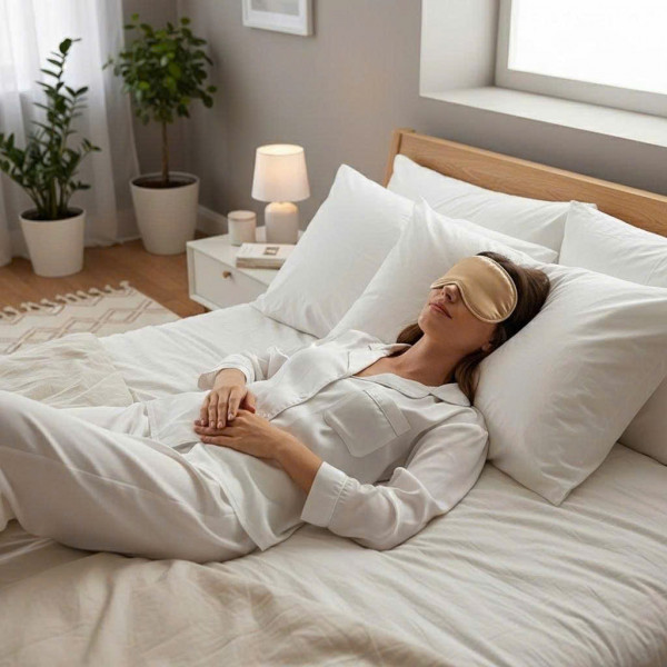 Miếng che mắt kèm túi chườm thư giãn dạng gel Marutatsu