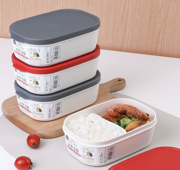 Hộp đựng thực phẩm 2 lớp, chia 2 ngăn Nakaya 650ml