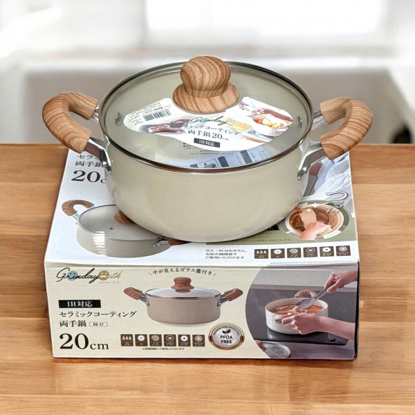 Nồi chống dính Ceramic Kakusee, size 20cm