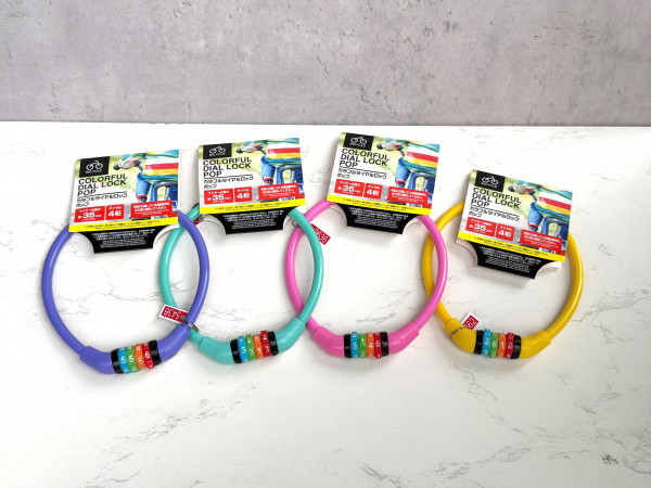 Khóa số dây chống trộm Dial Lock 35cm (màu sắc) 