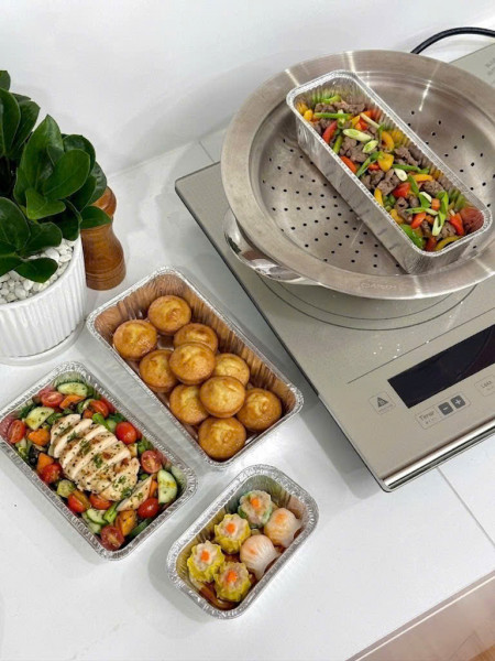 Set 2 khay nướng bằng nhôm cỡ dài Echo