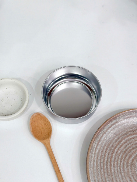 Hộp inox đựng thực phẩm có nắp dáng tròn Echo 10cm