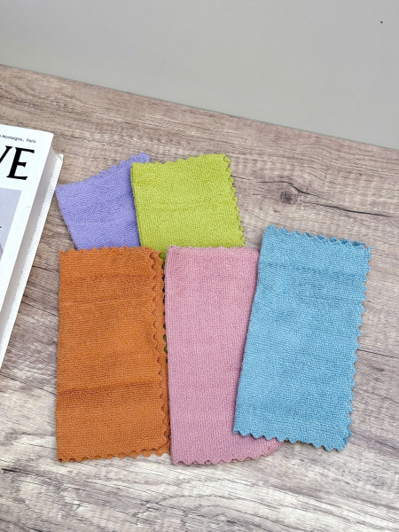 Set 5 khăn lau đa năng siêu thấm hút Microfiber Kakusee