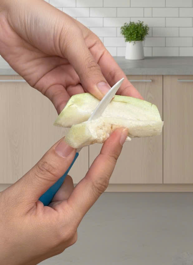 Dao gọt lưỡi sứ Ceramic Seiwa Pro 17.5cm