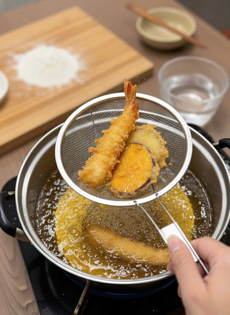 Dụng cụ vớt thực phẩm, trụng mỳ bún bằng inox Echo 11.5cm