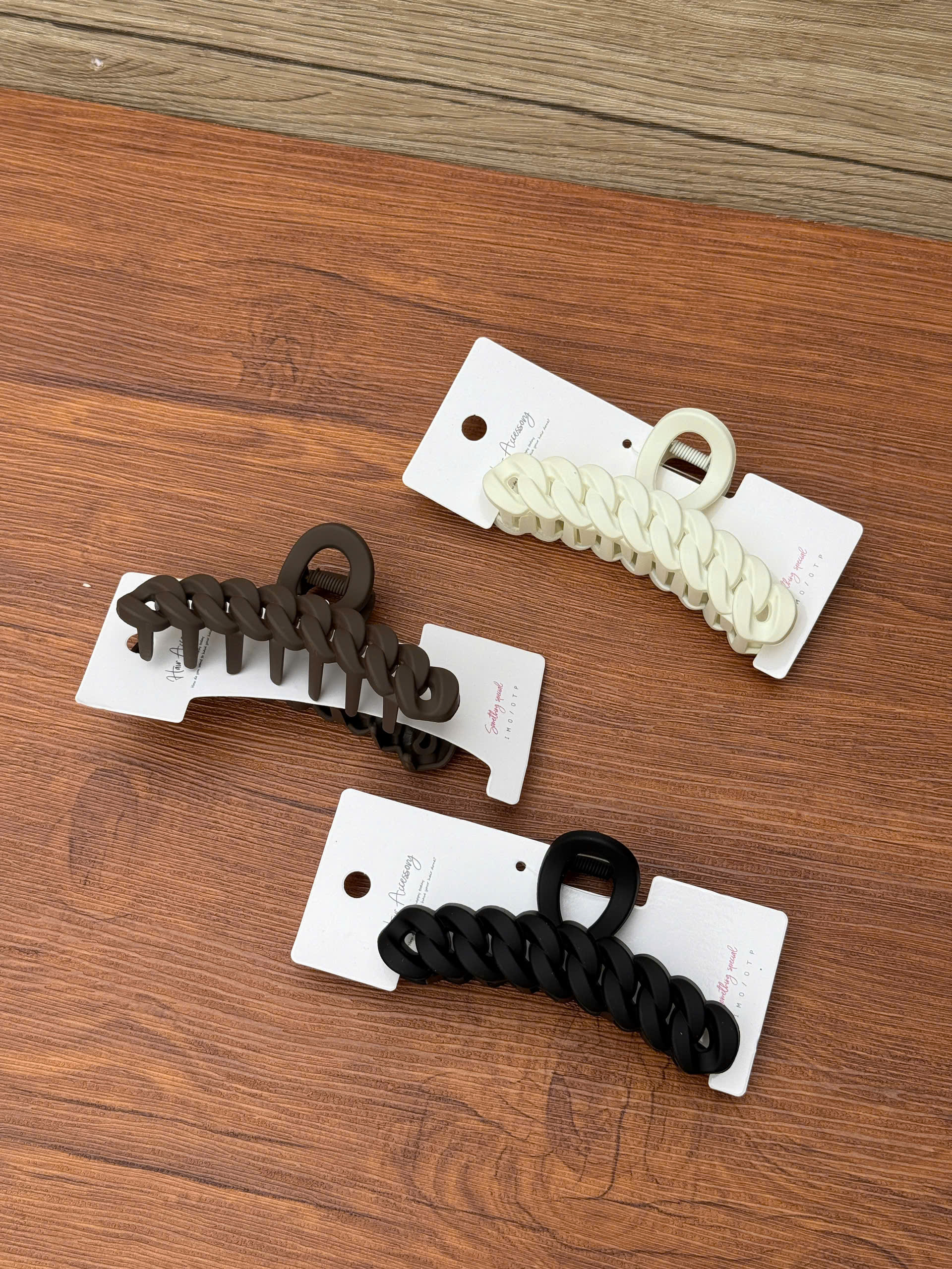 Kẹp tóc càng cua Mitsuki size M (dạng xoắn)