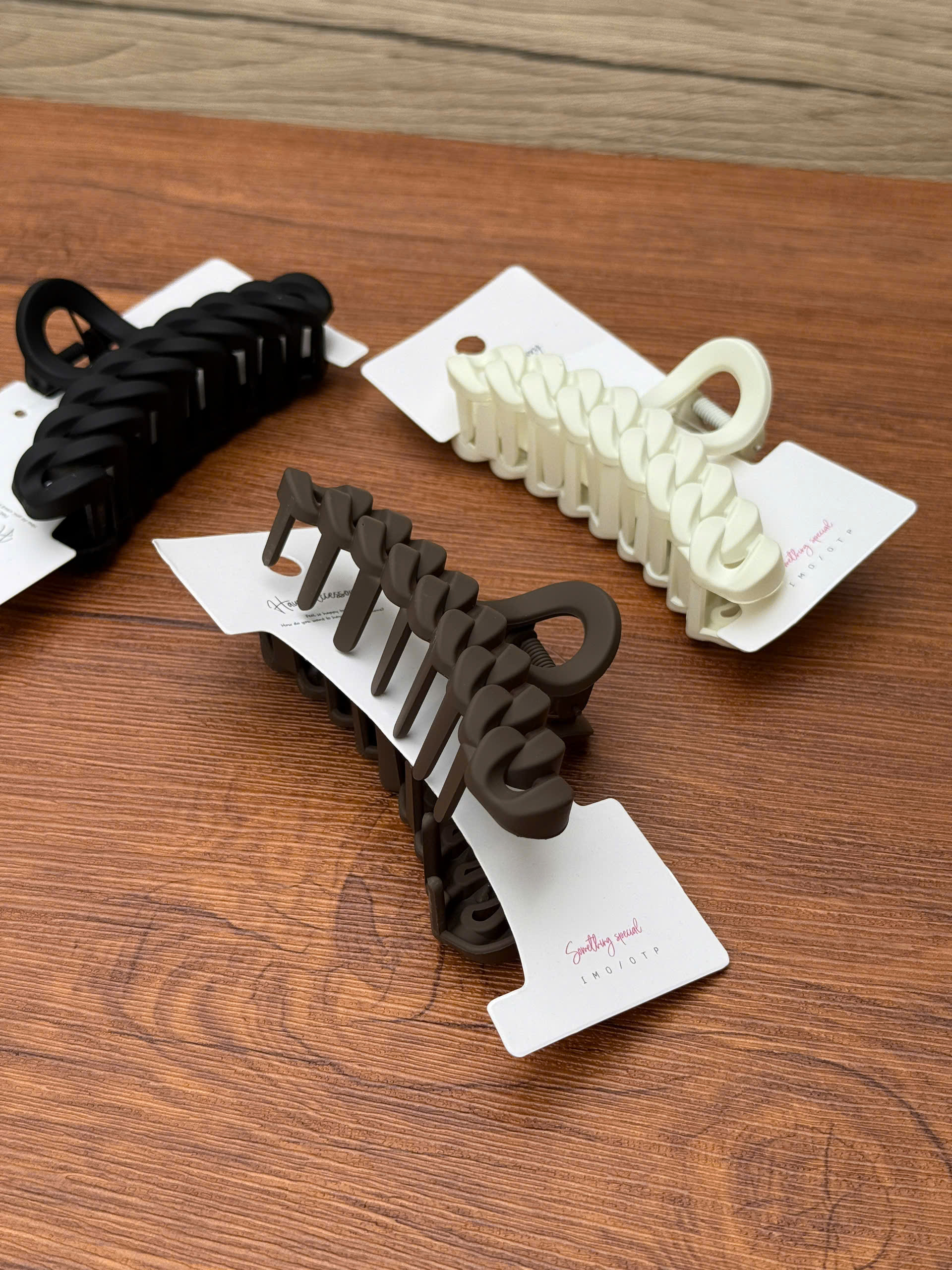 Kẹp tóc càng cua Mitsuki size M (dạng xoắn)