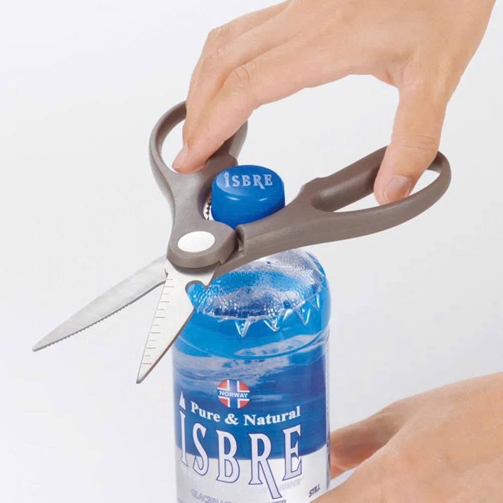 Kéo nhà bếp đa năng kèm vỏ đựng nam châm gắn tủ lạnh