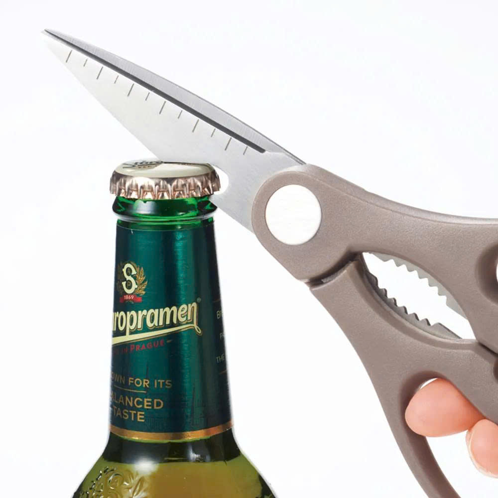 Kéo nhà bếp đa năng kèm vỏ đựng nam châm gắn tủ lạnh