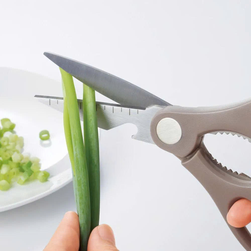 Kéo nhà bếp đa năng kèm vỏ đựng nam châm gắn tủ lạnh