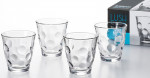 Set 4 cốc thủy tinh 240ml họa tiết tròn