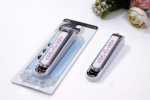 Bấm móng tay inox mẫu hoa văn KAI (cỡ nhỏ)