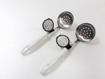 Muôi vớt inox KAI cỡ nhỏ (cán trắng)