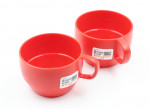 Cốc sup màu đỏ Inomata