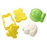 Set 3 khuôn tạo hình đồ ăn M'sa (mẫu cá, voi, gấu)