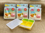 Hộp 4 khay chia đồ ăn dặm Yamada