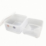 Hộp nhựa đựng thực phẩm 2 lớp 1,1L Nakaya