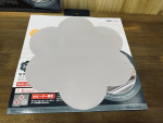 Miếng lót bếp từ cao cấp hình hoa 24cm (màu trắng)