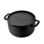 Hộp đựng thực phẩm Felice dáng tròn, có quai cầm (màu đen)