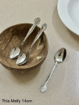 Set 3 thìa inox ăn bánh, sữa chua Melly 14cm (Made in Japan)