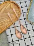 Thìa inox cỡ trung 17cm mạ vàng đồng Rose Gold