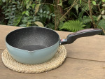 Chảo chống dính đá hoa cương Grinday Kakusee - size 24cm sâu lòng
