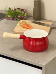 Quánh mini chống dính Ceramic Todaii - size 13cm, cán gỗ