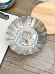 Vỉ hấp inox 304 có tay cầm chống nóng có thể mở rộng Mirai
